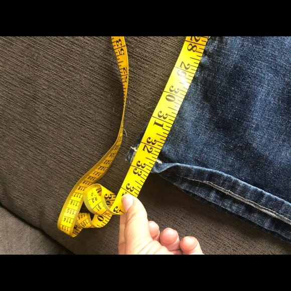 Seven 32 Distressed Slight Flair Jeans NWOT - Picture 8 of 9